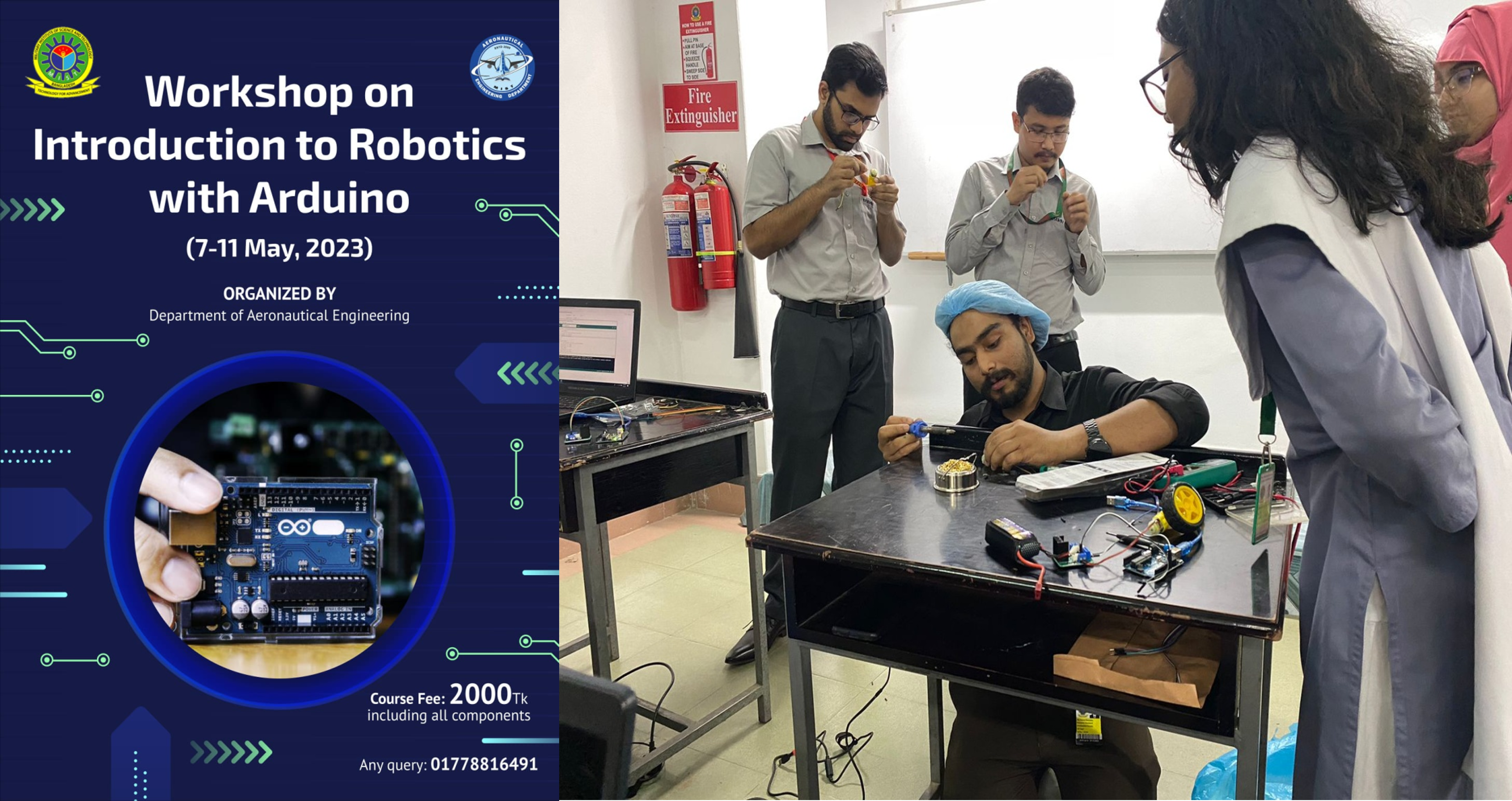 Workshop on "Introduction to Robotics with Arduino"